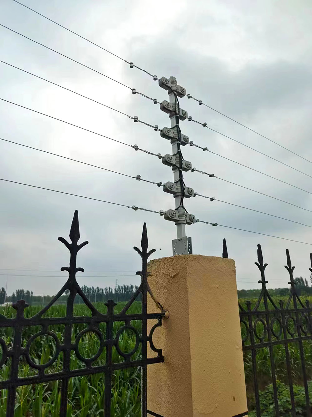 梁山公用水务有限公司|脉冲电子围栏 红外对射