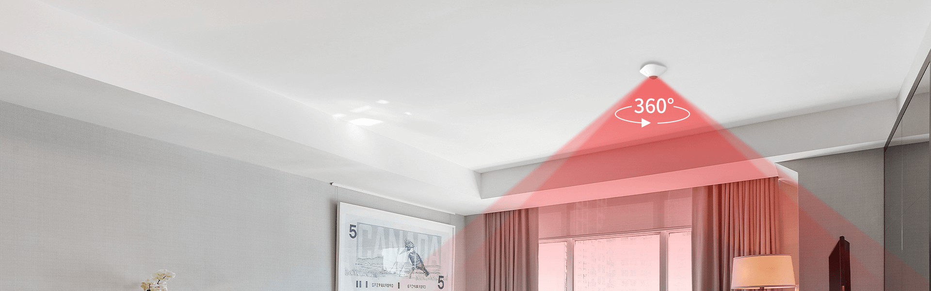 吸顶双元红外探测器：EAP-12C