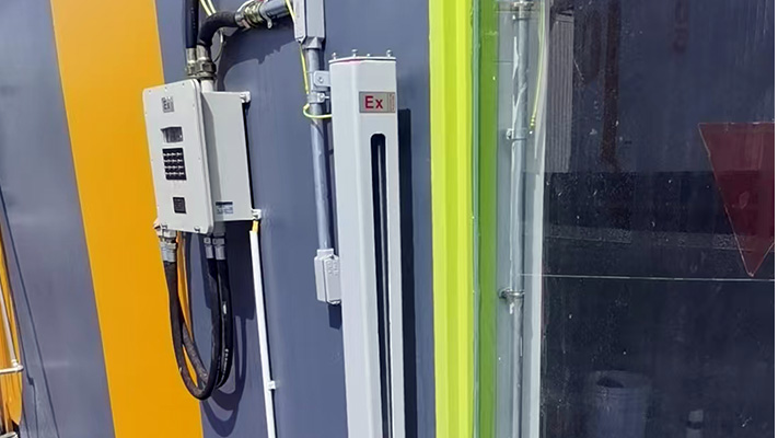 珠海某厂房 |  防爆光栅 防爆主机 防爆声光报警器